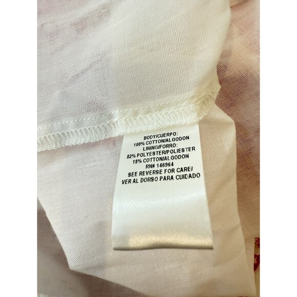 New Signature By Robbie Bee Womens Dress Size 2XL  Pink & White Sleeveless - Picture 10 of 13